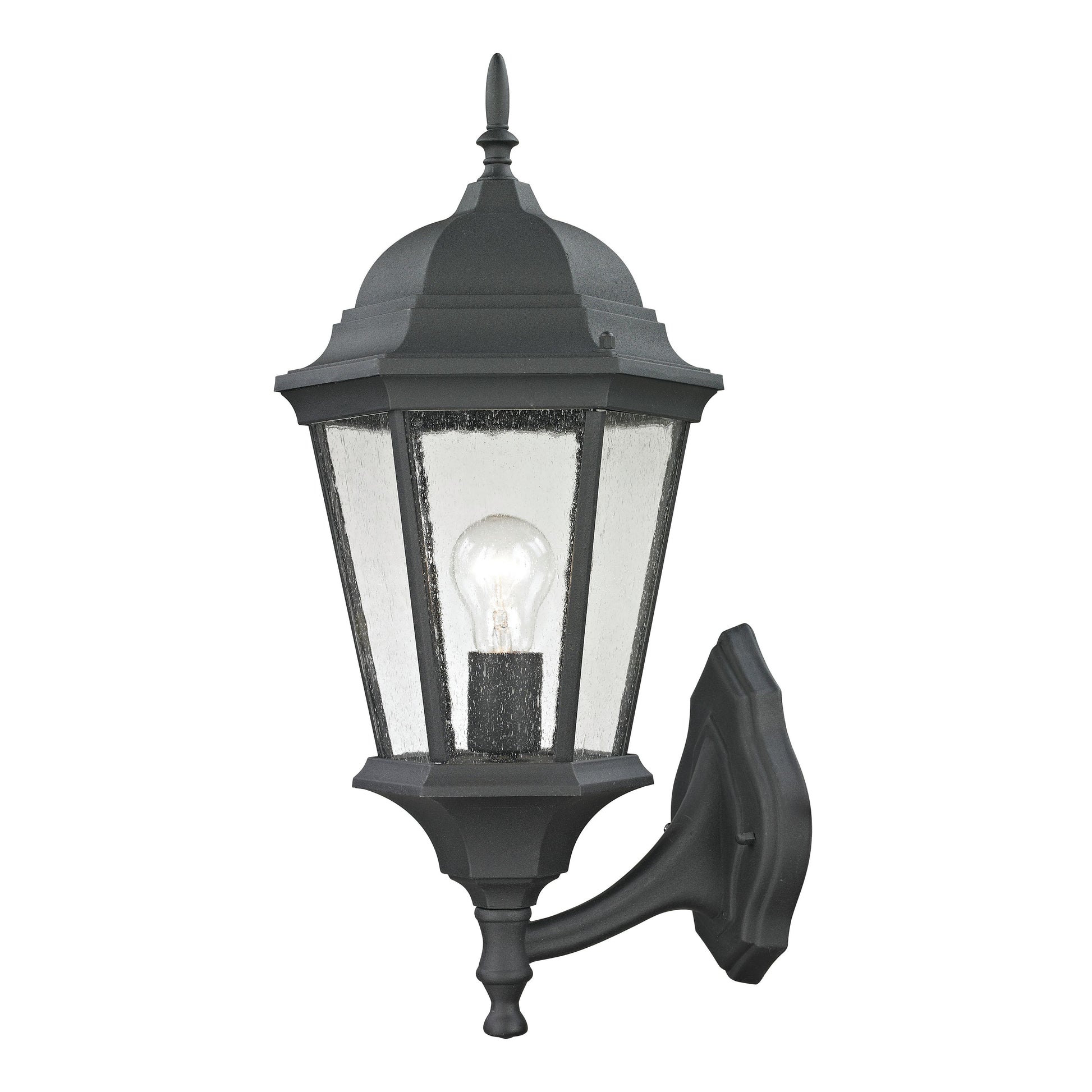 THOMAS 8111EW/65 Temple Hill 21'' High 1-Light Outdoor Sconce - Matte Textured Black