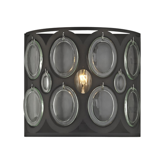 ELK SHOWROOM 81120/1 Serai 8'' Wide 1-Light Vanity Light - Oil Rubbed Bronze