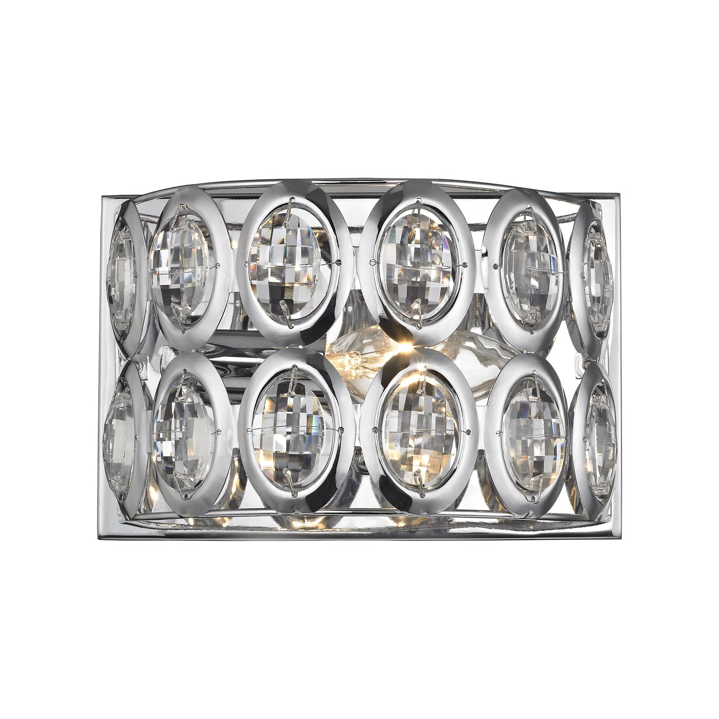 ELK SHOWROOM 81150/1 Tessa 8'' Wide 1-Light Vanity Light - Polished Chrome