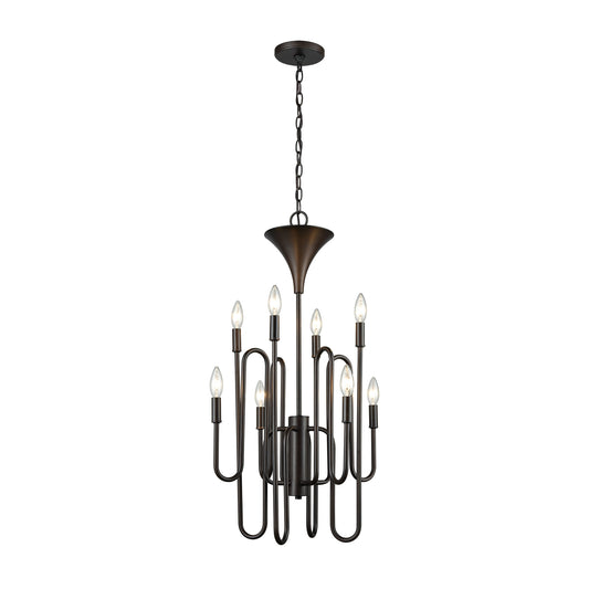 ELK SHOWROOM 81286/8 Decatur 19'' Wide 8-Light Chandelier - Oil Rubbed Bronze