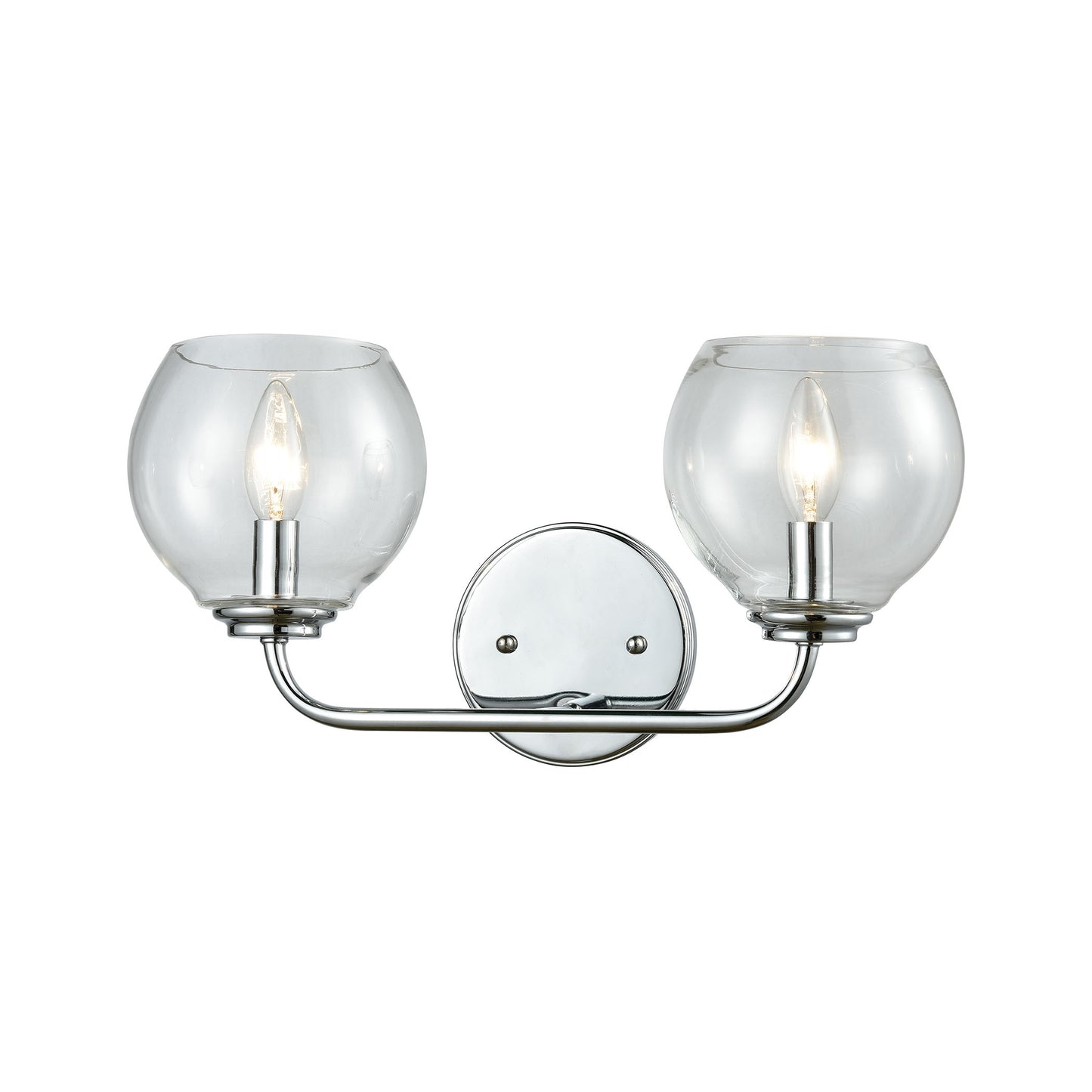 ELK SHOWROOM 81361/2 Emory 16'' Wide 2-Light Vanity Light - Polished Chrome