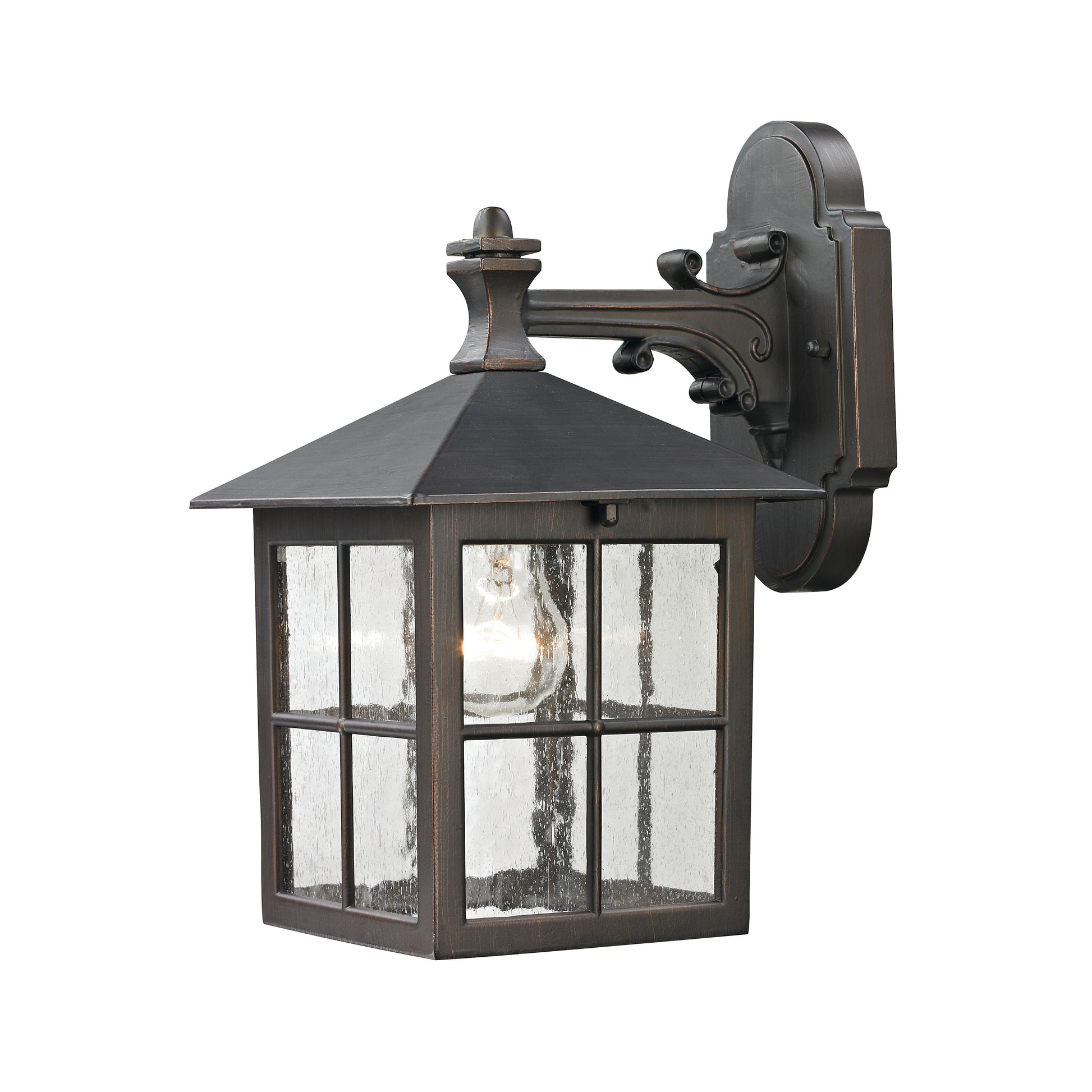 THOMAS 8201EW/70 Shaker Heights 10'' High 1-Light Outdoor Sconce - Hazelnut Bronze