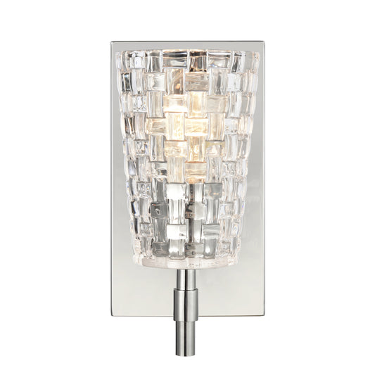 ELK SHOWROOM 82180/1 Lightweave 4.75'' Wide 1-Light Vanity Light - Polished Nickel