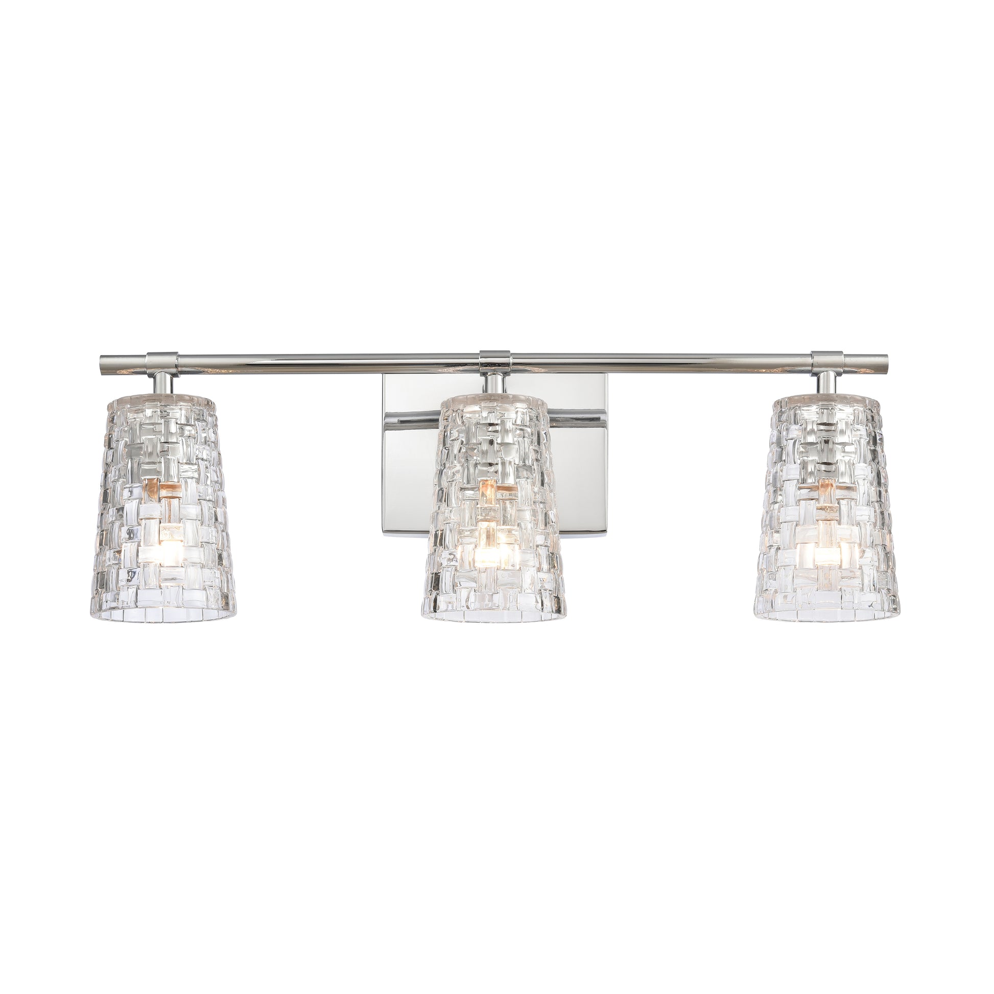 ELK SHOWROOM 82182/3 Lightweave 22'' Wide 3-Light Vanity Light - Polished Nickel