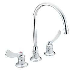 MOEN 8225SM M-DURA Chrome two-handle kitchen faucet