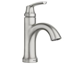 MOEN 84980SRN Wellton Spot resist brushed nickel one-handle bathroom faucet