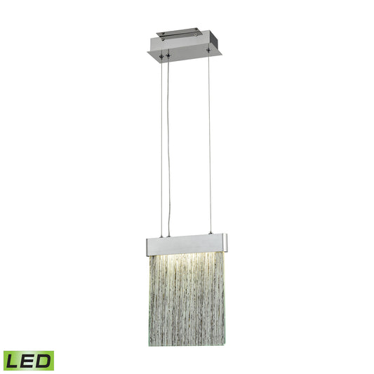 ELK SHOWROOM 85111/LED Meadowland 8'' Wide 1-Light Mini Pendant - Silver