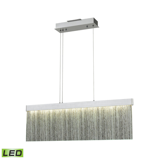 ELK SHOWROOM 85112/LED Meadowland 32'' Wide 1-Light Linear Chandelier - Silver