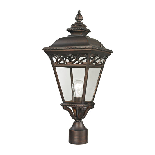 THOMAS 8511EP/70 Mendham 22'' High 1-Light Outdoor Post Light - Hazelnut Bronze