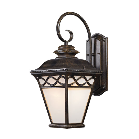 THOMAS 8561EW/70 Mendham 1-Light Outdoor Sconce in Hazelnut Bronze