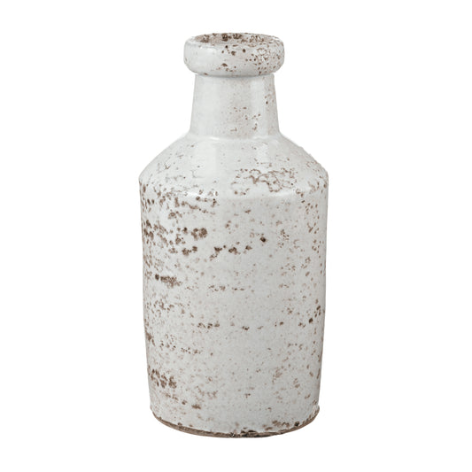 ELK STUDIO 857084 Rustic Bottle - White