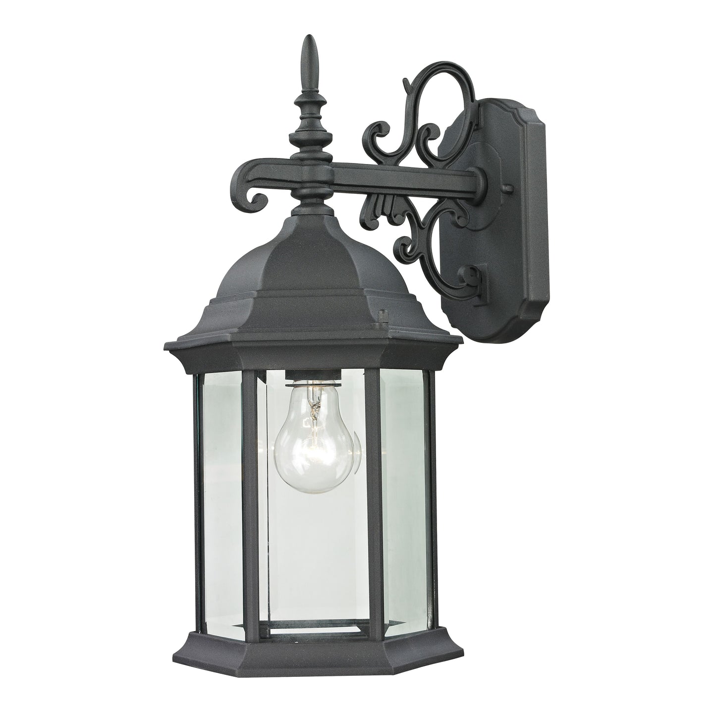 THOMAS 8601EW/65 Spring Lake 17'' High 1-Light Outdoor Sconce - Matte Textured Black