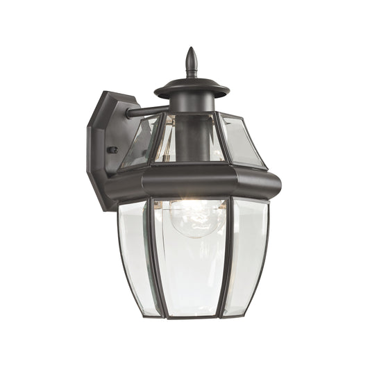 THOMAS 8601EW/75 Ashford 12'' High 1-Light Outdoor Sconce - Oil Rubbed Bronze