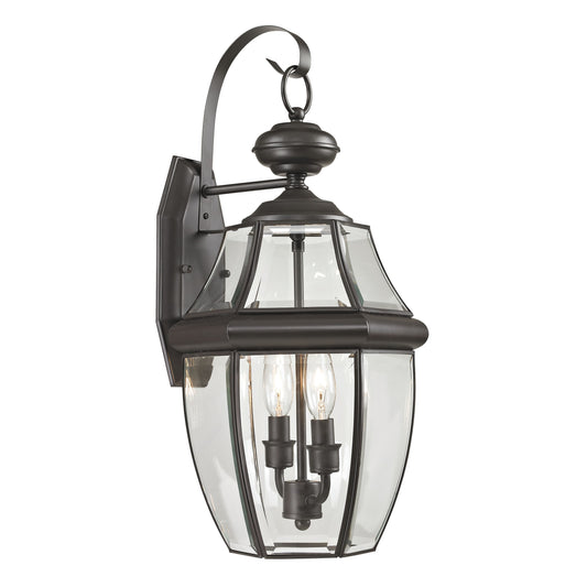 THOMAS 8602EW/75 Ashford 21'' High 2-Light Outdoor Sconce - Oil Rubbed Bronze