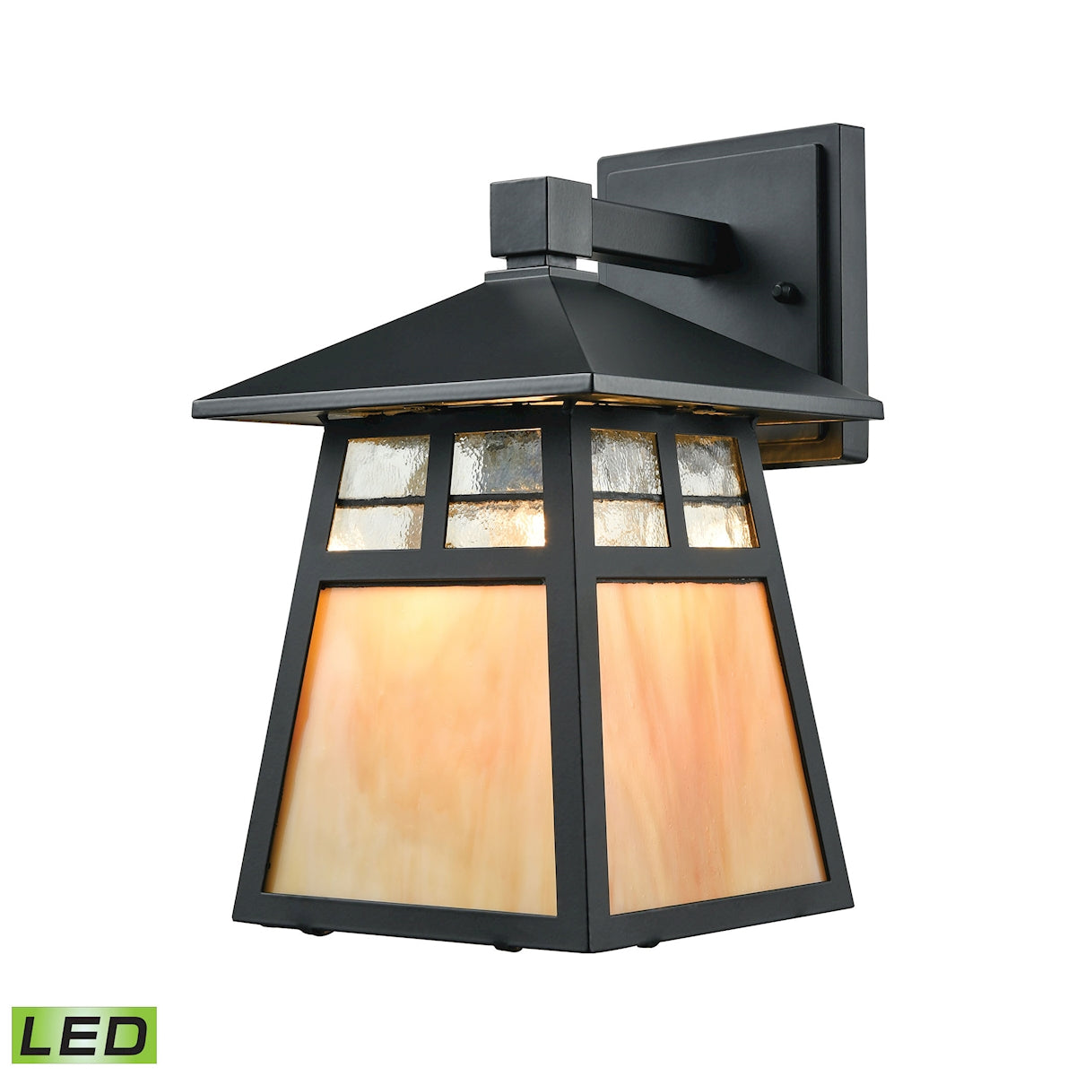 ELK SHOWROOM 87050/1-LED Cottage 11'' High 1-Light Outdoor Sconce - Matte Black