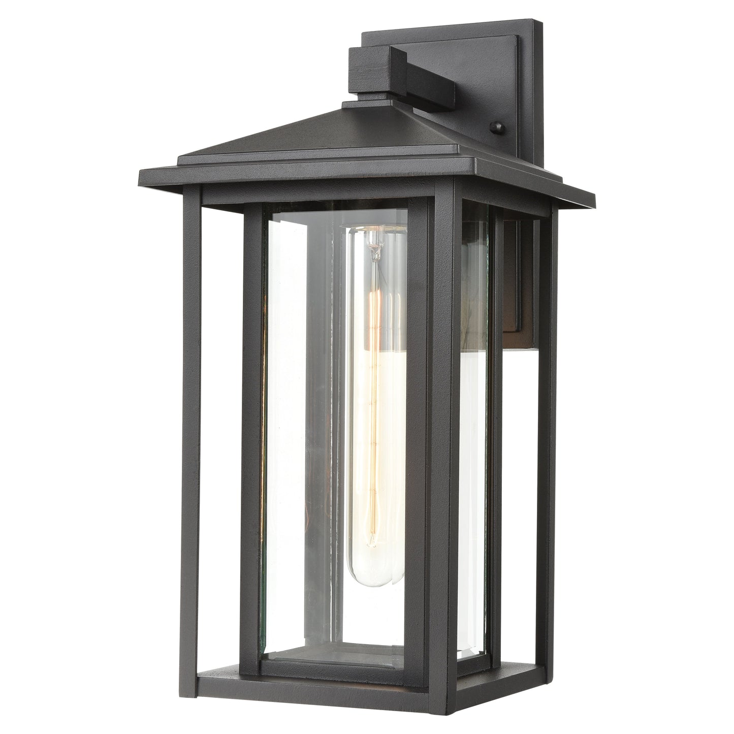 ELK SHOWROOM 87133/1 Solitude 15'' High 1-Light Outdoor Sconce - Matte Black