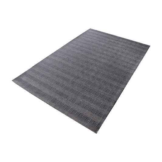 ELK SIGNATURE 8905-091 Ronal Handwoven Cotton Flatweave in Charcoal