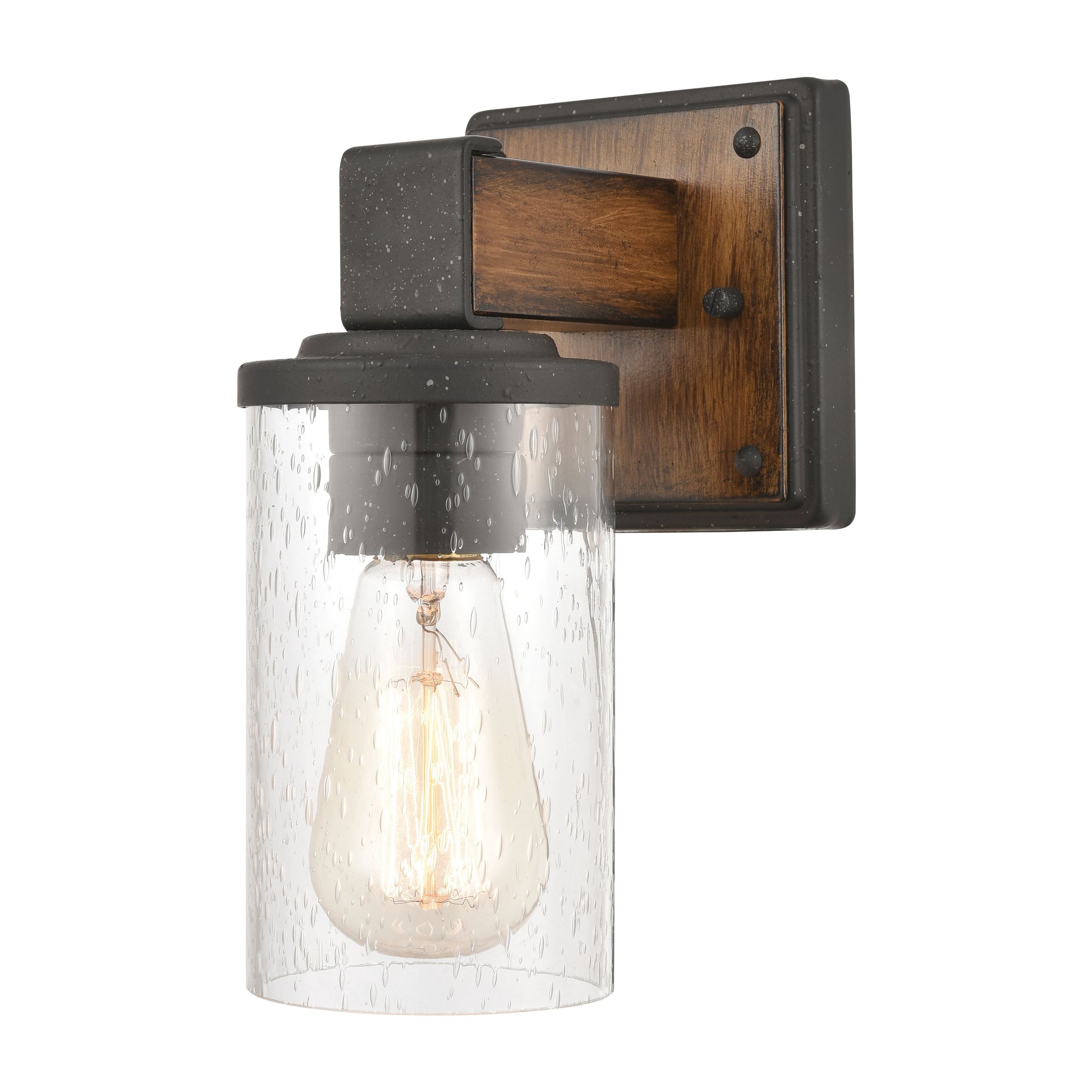 ELK SHOWROOM 89130/1 Annenberg 9'' High 1-Light Sconce - Distressed Black