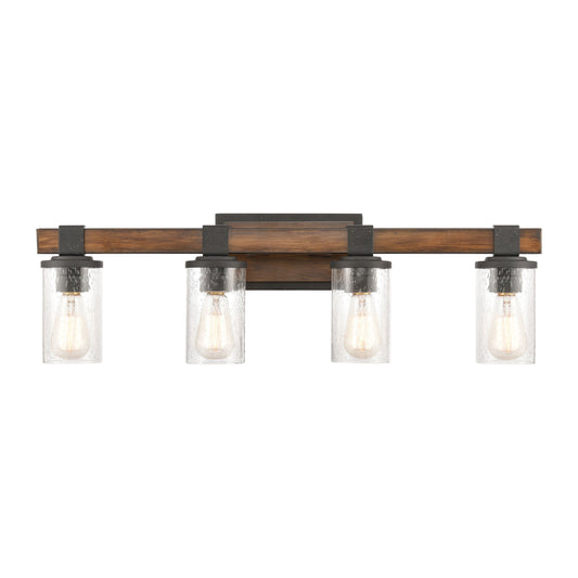 ELK SHOWROOM 89133/4 Annenberg 29'' Wide 4-Light Vanity Light - Distressed Black