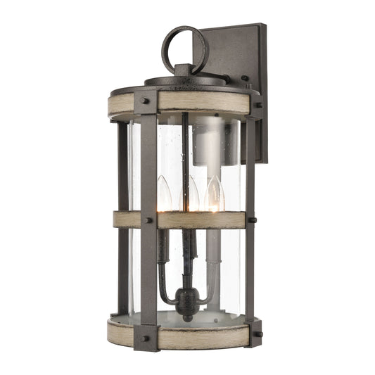 ELK SHOWROOM 89146/3 Annenberg 20'' High 3-Light Outdoor Sconce - Anvil Iron