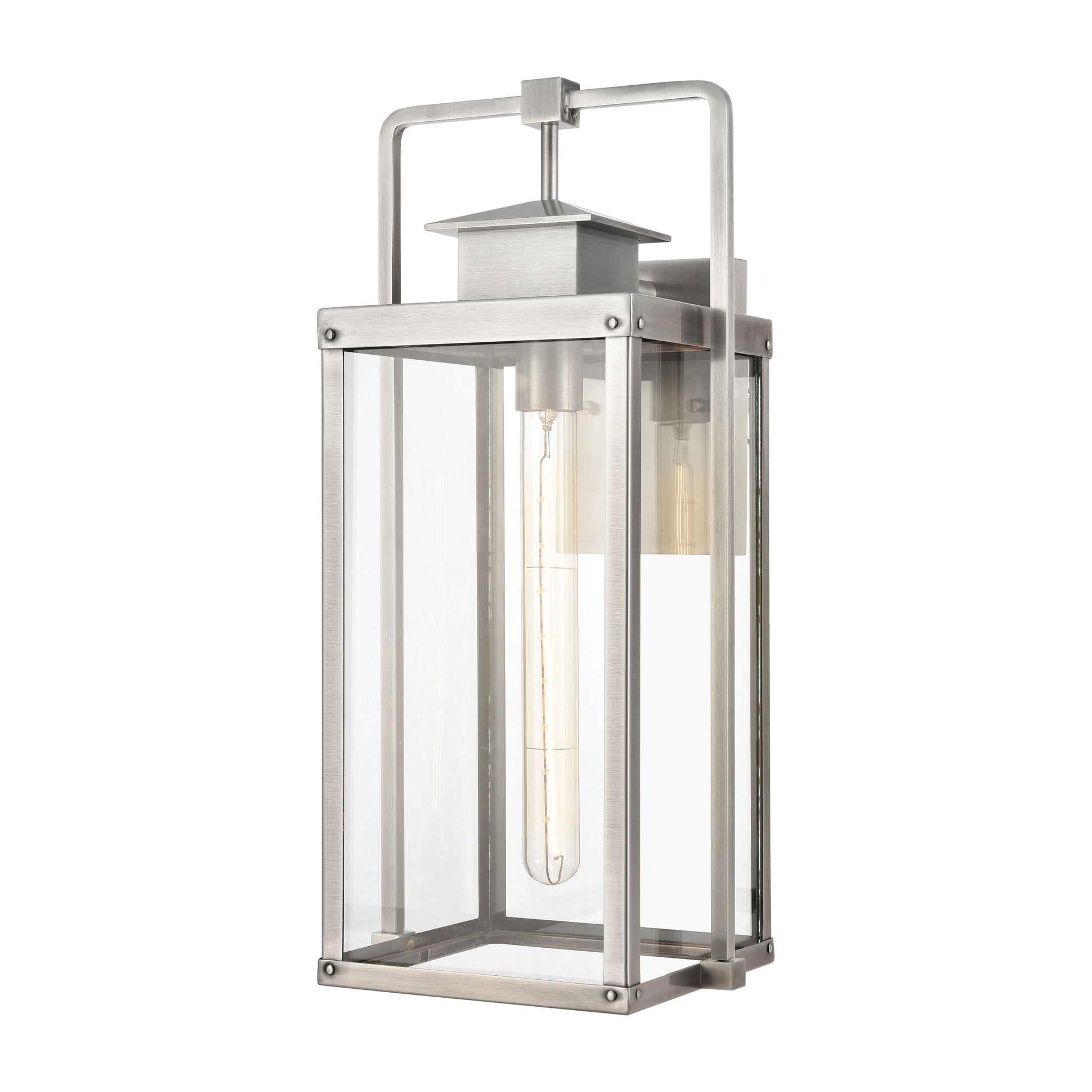 ELK SHOWROOM 89173/1 Crested Butte 20'' High 1-Light Outdoor Sconce - Antique Brushed Aluminum