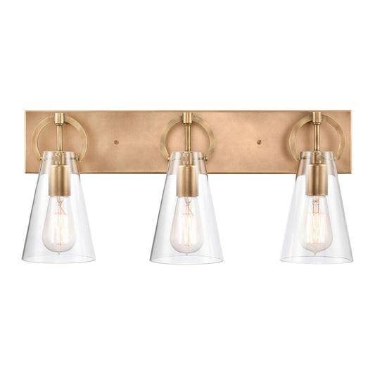 ELK SHOWROOM 89302/3 Gabby 23'' Wide 3-Light Vanity Light - Brass