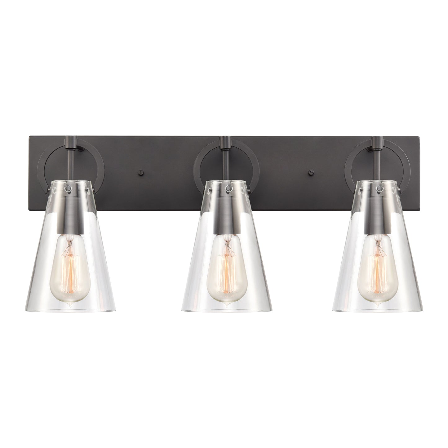 ELK SHOWROOM 89342/3 Gabby 23'' Wide 3-Light Vanity Light - Matte Black