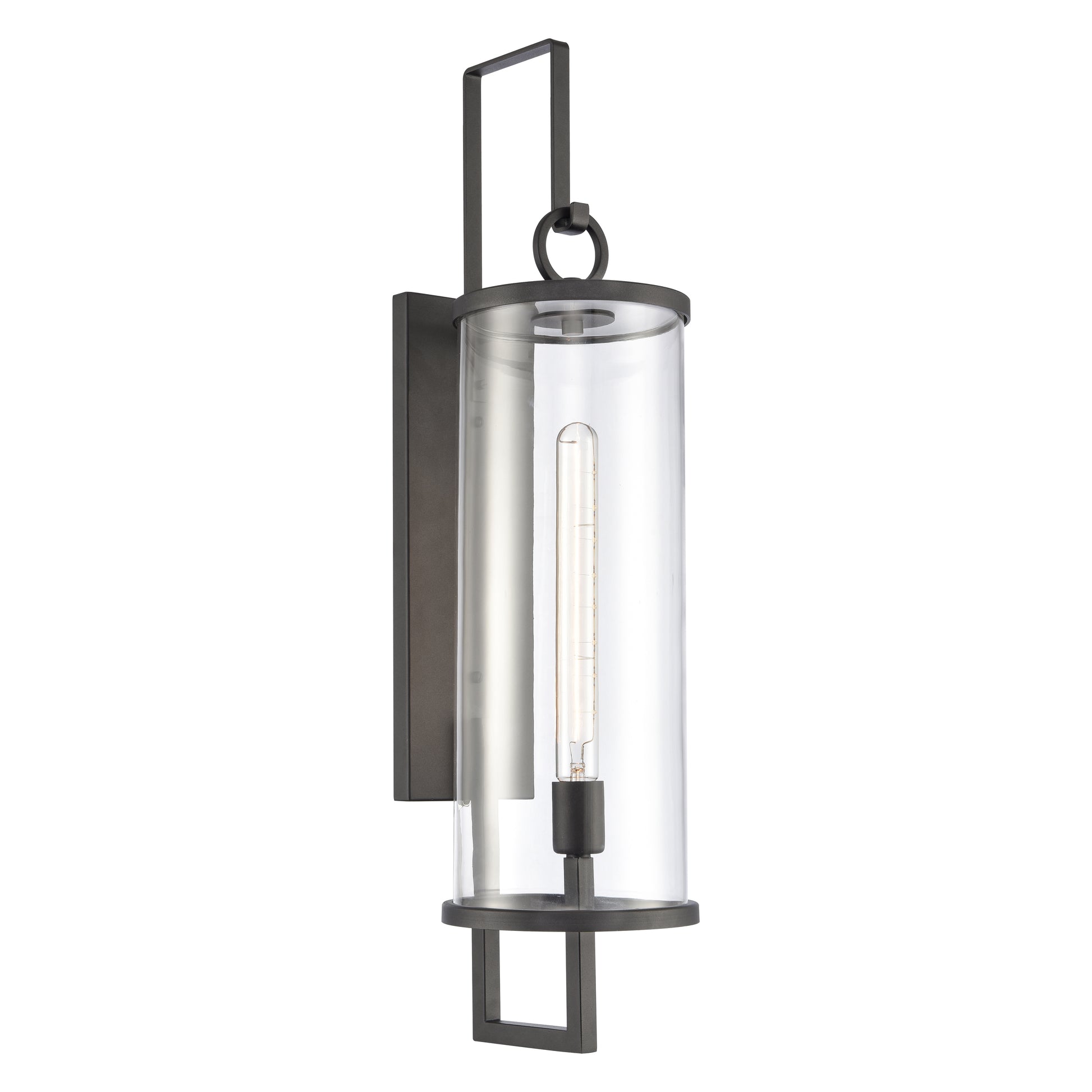 ELK SHOWROOM 89494/1 Hopkins 30'' High 1-Light Outdoor Sconce - Charcoal Black