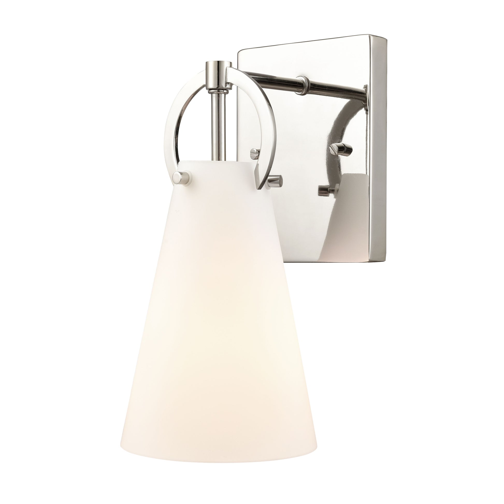 ELK SHOWROOM 89520/1 Gabby 11'' High 1-Light Sconce - Polished Nickel