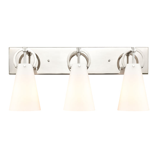 ELK SHOWROOM 89522/3 Gabby 23'' Wide 3-Light Vanity Light - Polished Nickel