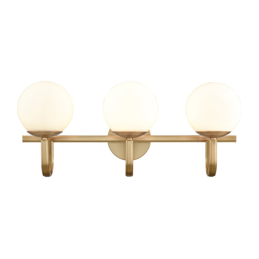 ELK SHOWROOM 89672/3 Caroline 24'' Wide 3-Light Vanity Light - Brushed Gold