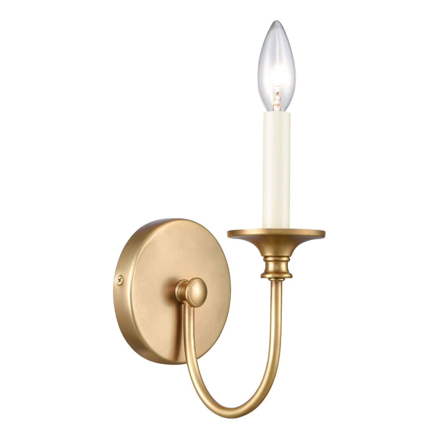 ELK SHOWROOM 89720/1 Cecil 5'' Wide 1-Light Vanity Light - Natural Brass