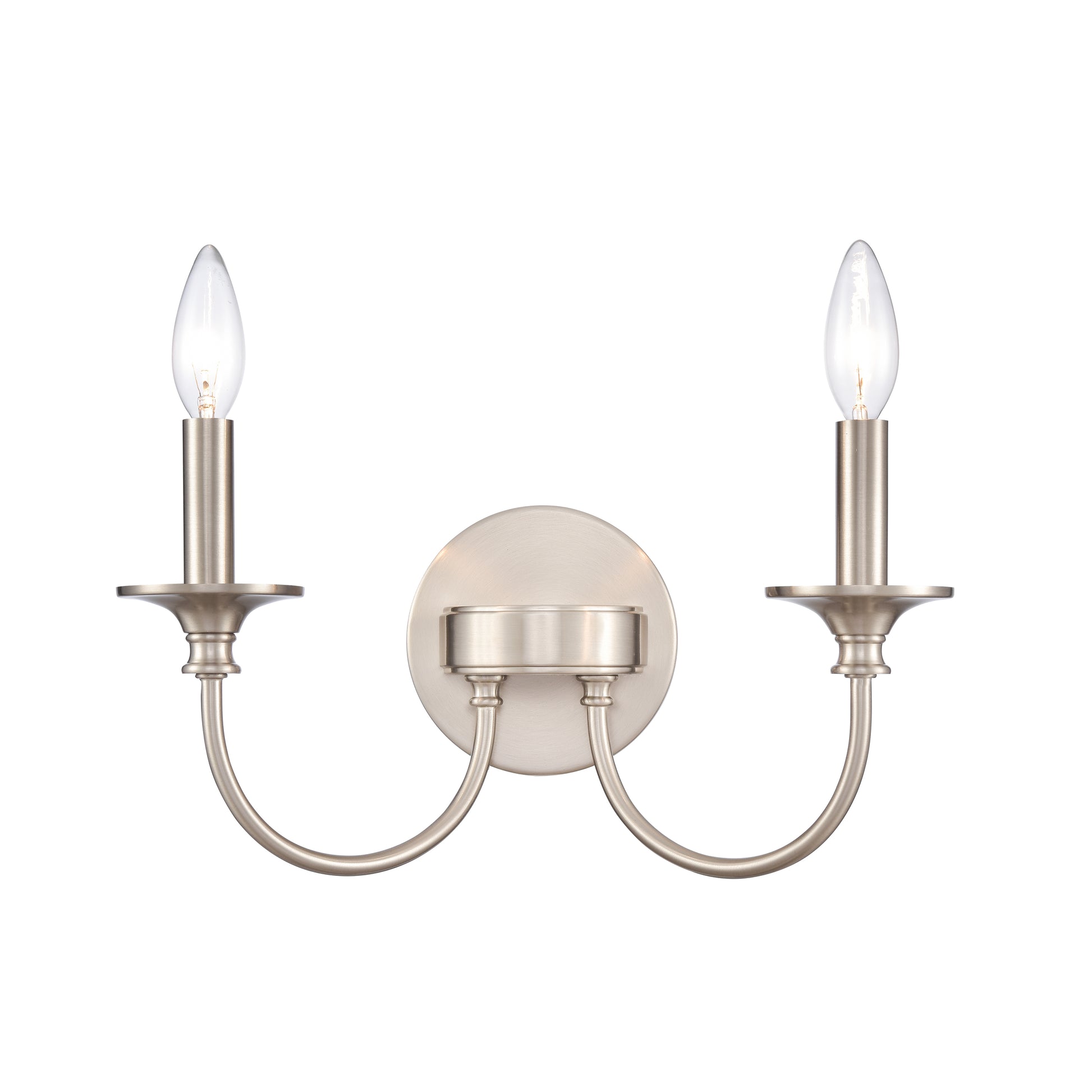 ELK SHOWROOM 89741/2 Cecil 14'' Wide 2-Light Vanity Light - Brushed Nickel