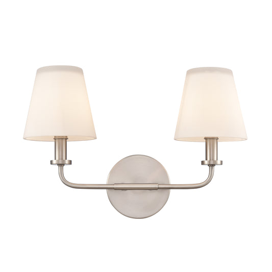 ELK SHOWROOM 89791/2 Hoyle 16'' Wide 2-Light Vanity Light - Antique Nickel