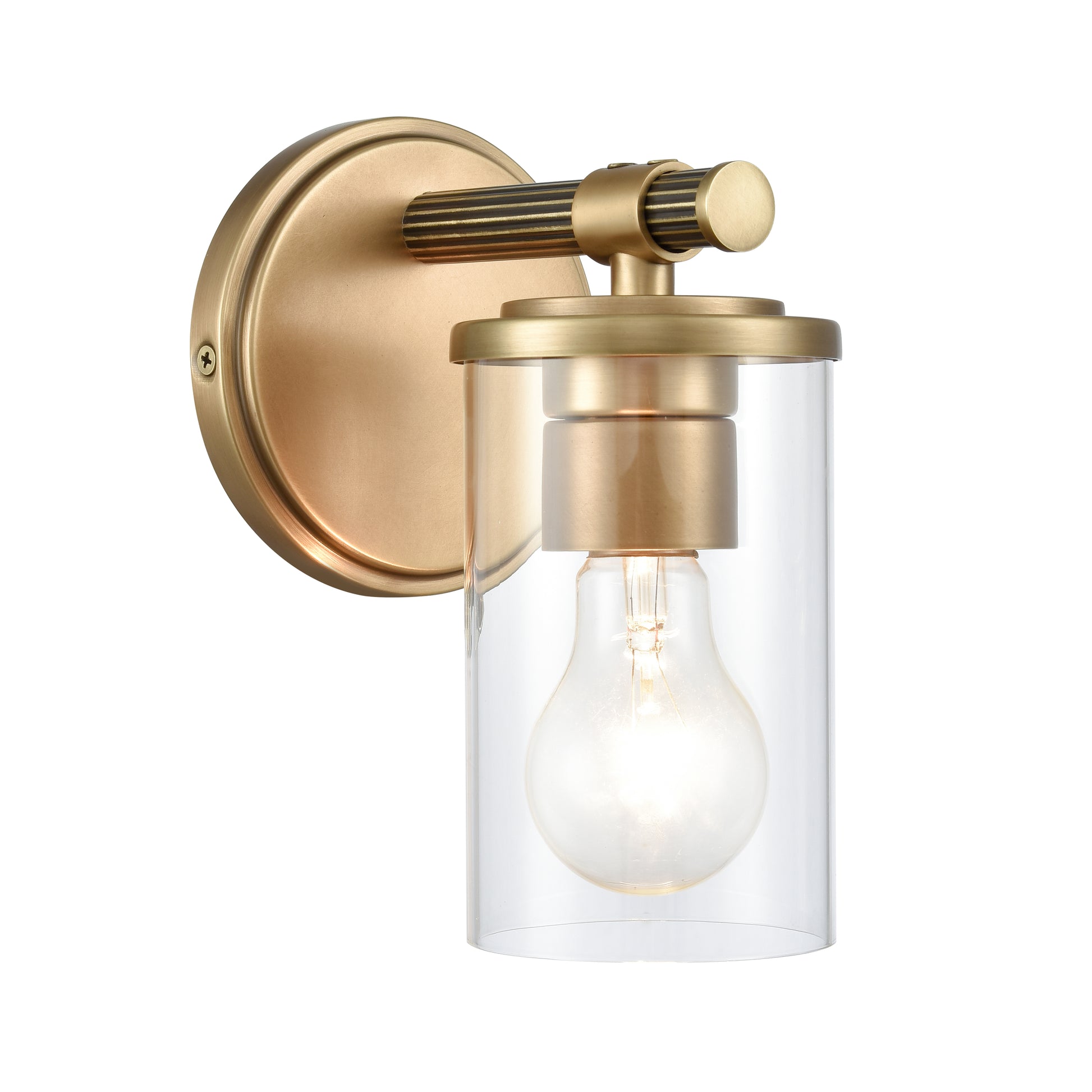 ELK SHOWROOM 89860/1 Burrow 5'' Wide 1-Light Vanity Light - Natural Brass