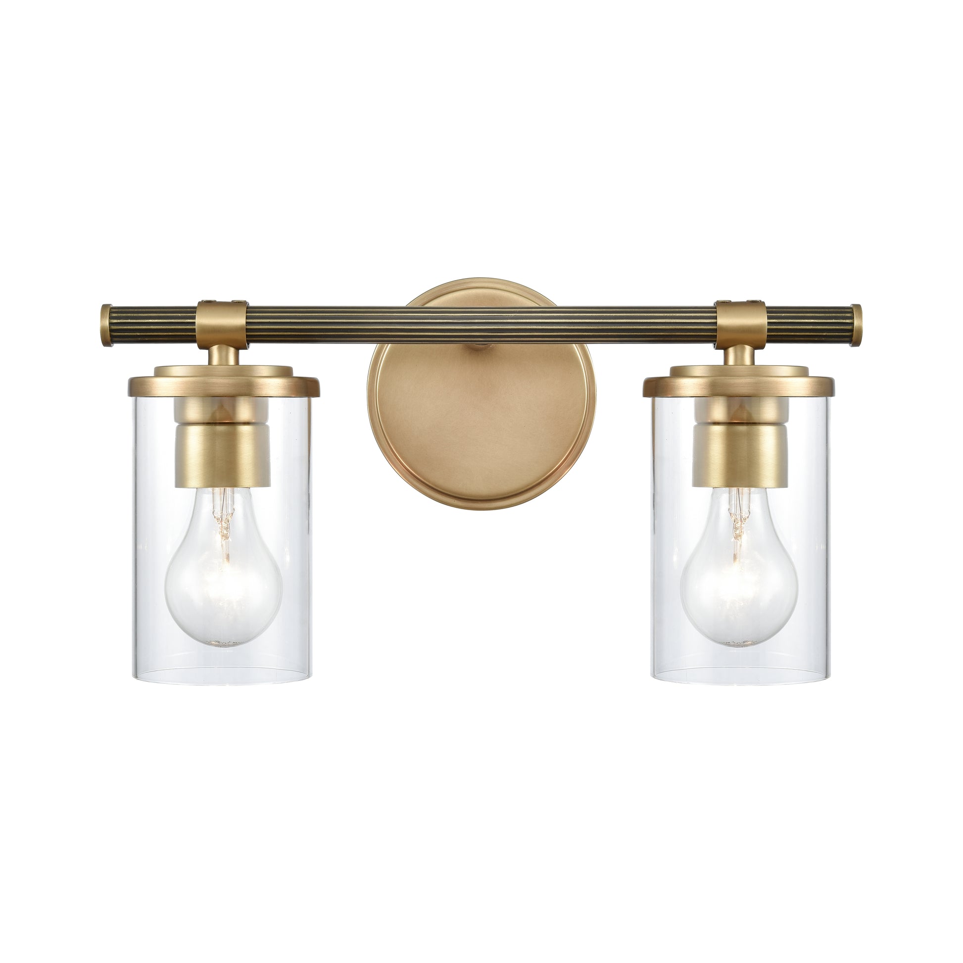 ELK SHOWROOM 89861/2 Burrow 15'' Wide 2-Light Vanity Light - Natural Brass