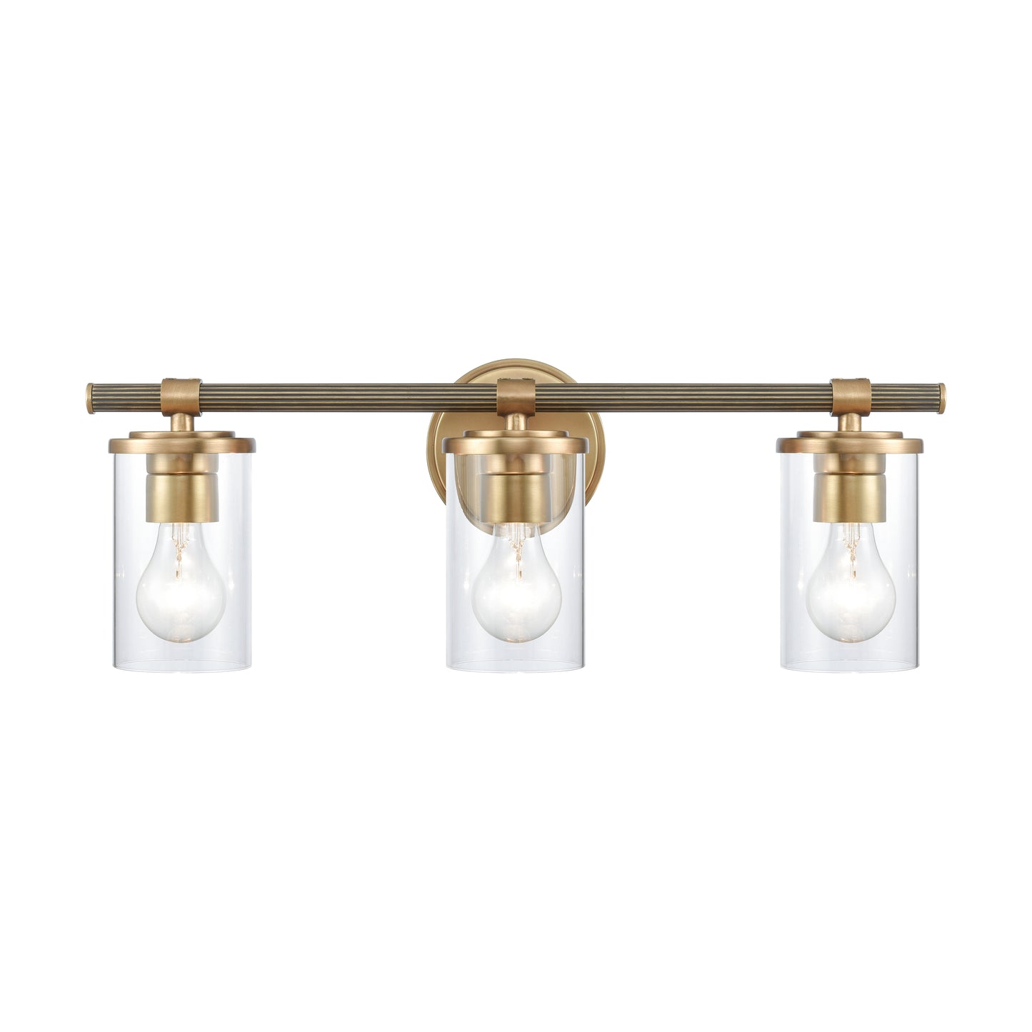 ELK SHOWROOM 89862/3 Burrow 22'' Wide 3-Light Vanity Light - Natural Brass