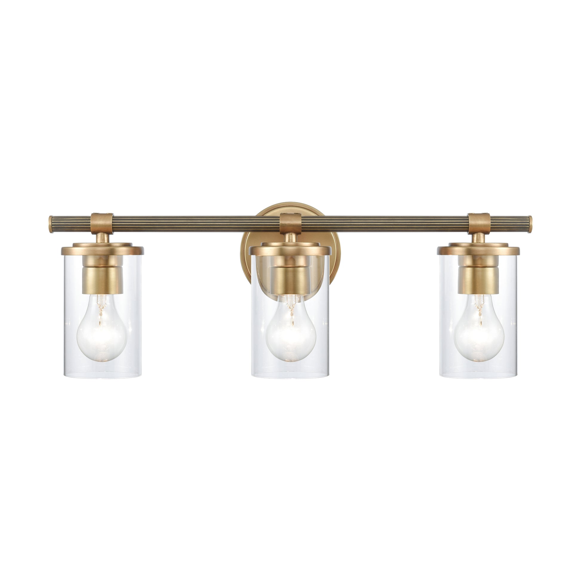 ELK SHOWROOM 89862/3 Burrow 22'' Wide 3-Light Vanity Light - Natural Brass