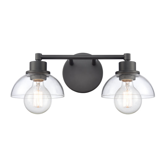 ELK SHOWROOM 89901/2 Julian 16'' Wide 2-Light Vanity Light - Matte Black