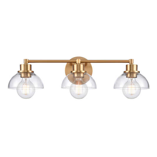 ELK SHOWROOM 89912/3 Julian 24'' Wide 3-Light Vanity Light - Brushed Gold