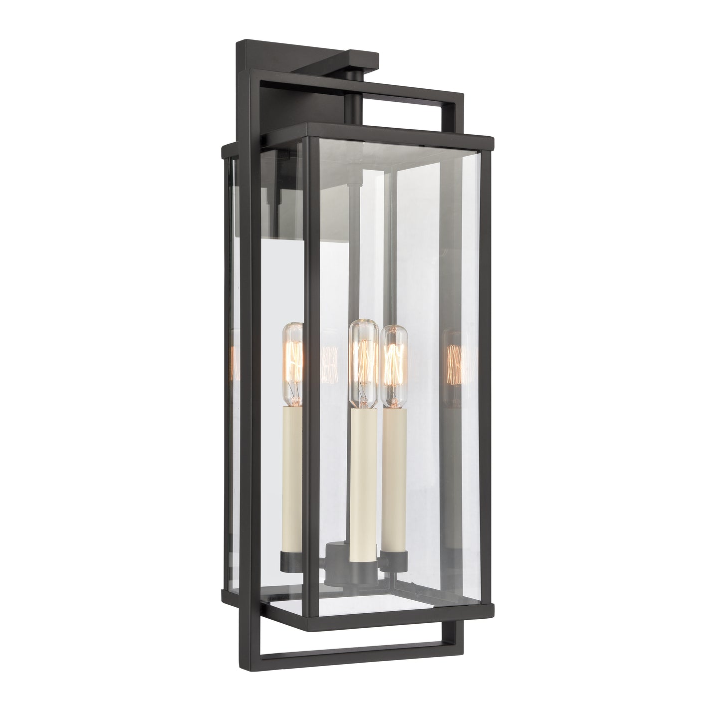 ELK SHOWROOM 90002/3 Gladwyn 22'' High 3-Light Outdoor Sconce - Matte Black