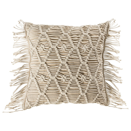 ELK STUDIO 906800 Hannah Crema 20x20 Pillow