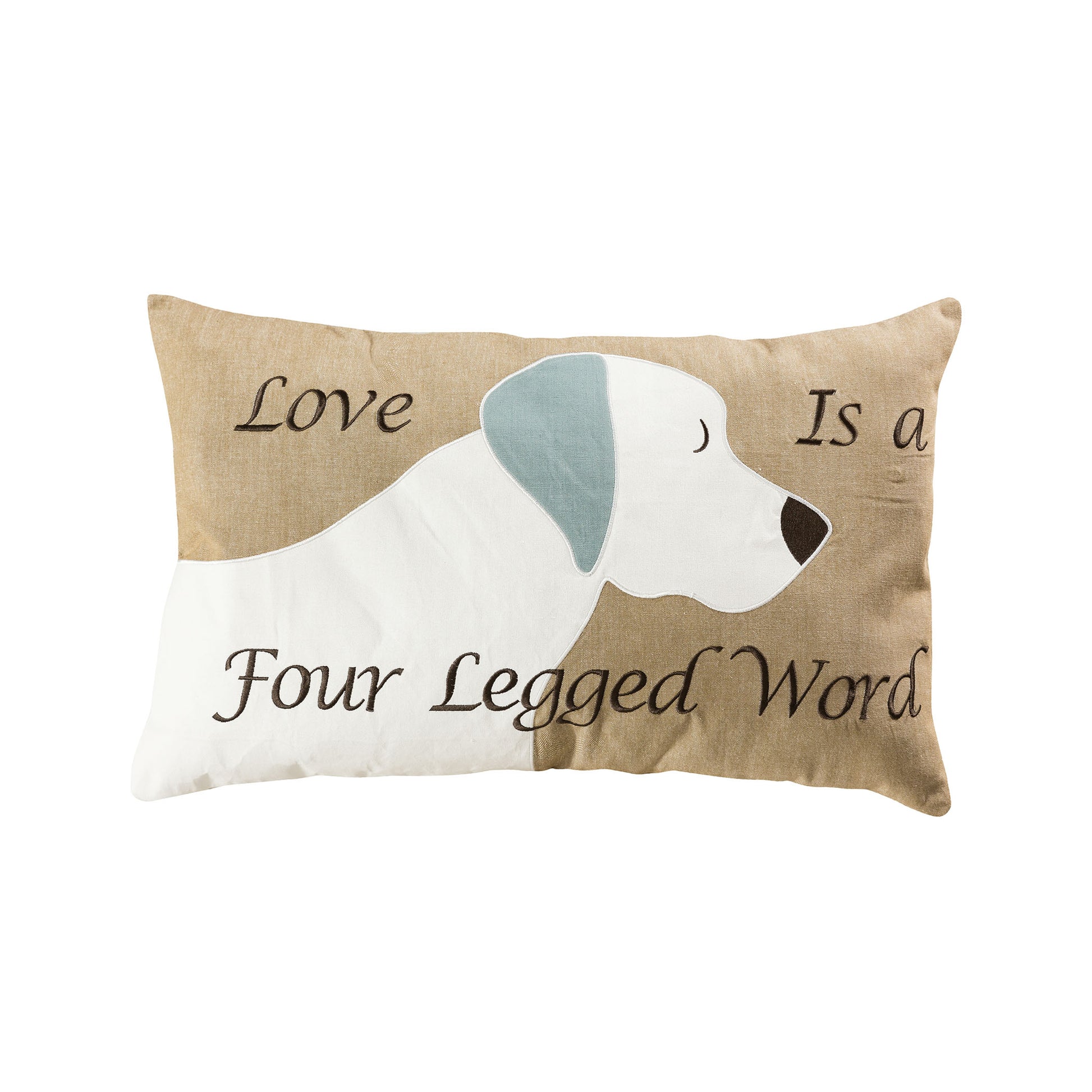 ELK STUDIO 907791 Dog Love 16x26 Lumbar Pillow