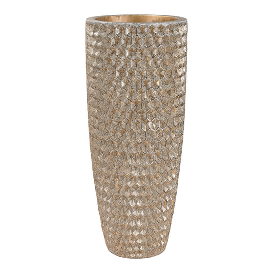 ELK SIGNATURE 9166-025 Geometric Textured Vase - Gold