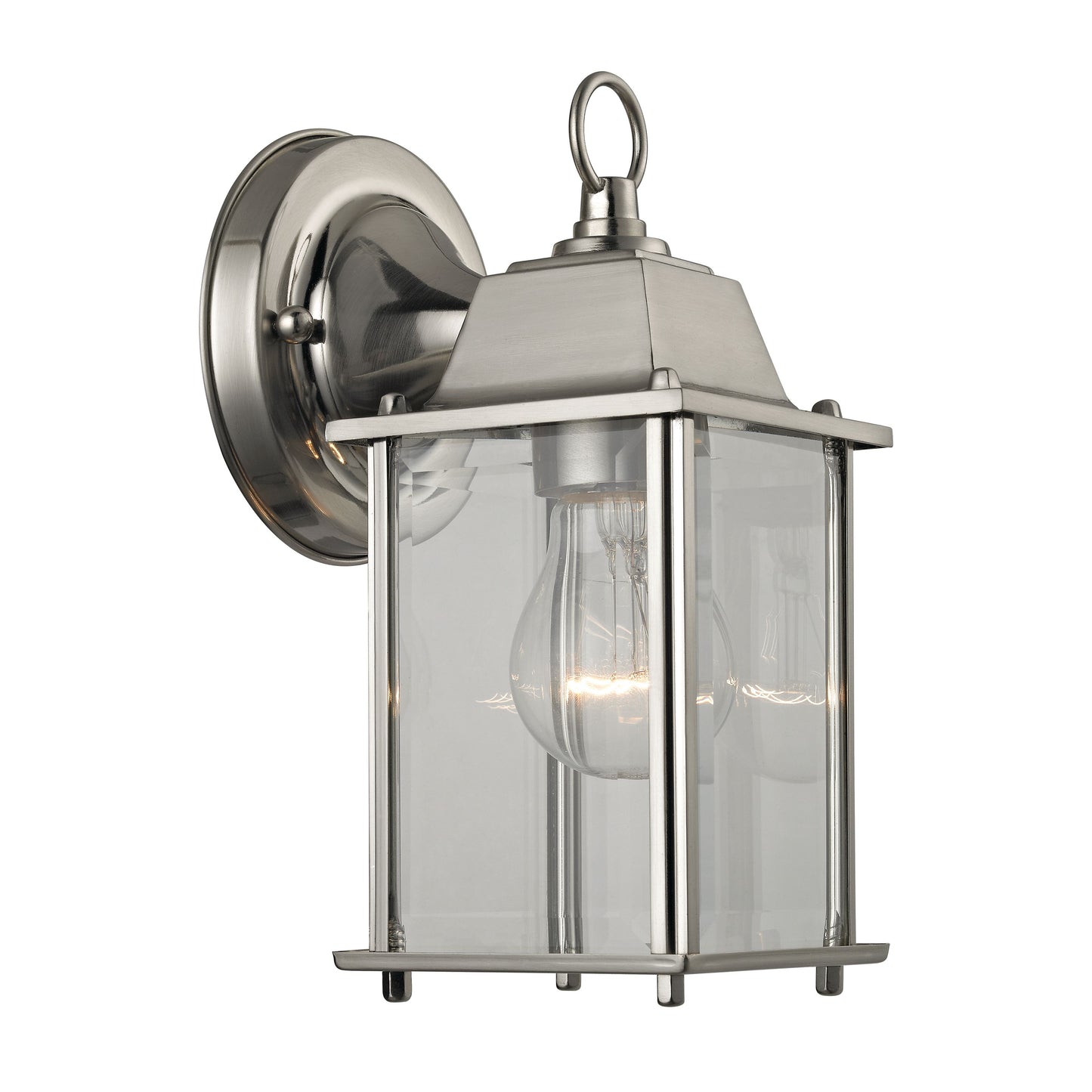 THOMAS 9231EW/80 Cotswold 9'' High 1-Light Outdoor Sconce - Brushed Nickel