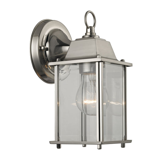 THOMAS 9231EW/80 Cotswold 9'' High 1-Light Outdoor Sconce - Brushed Nickel