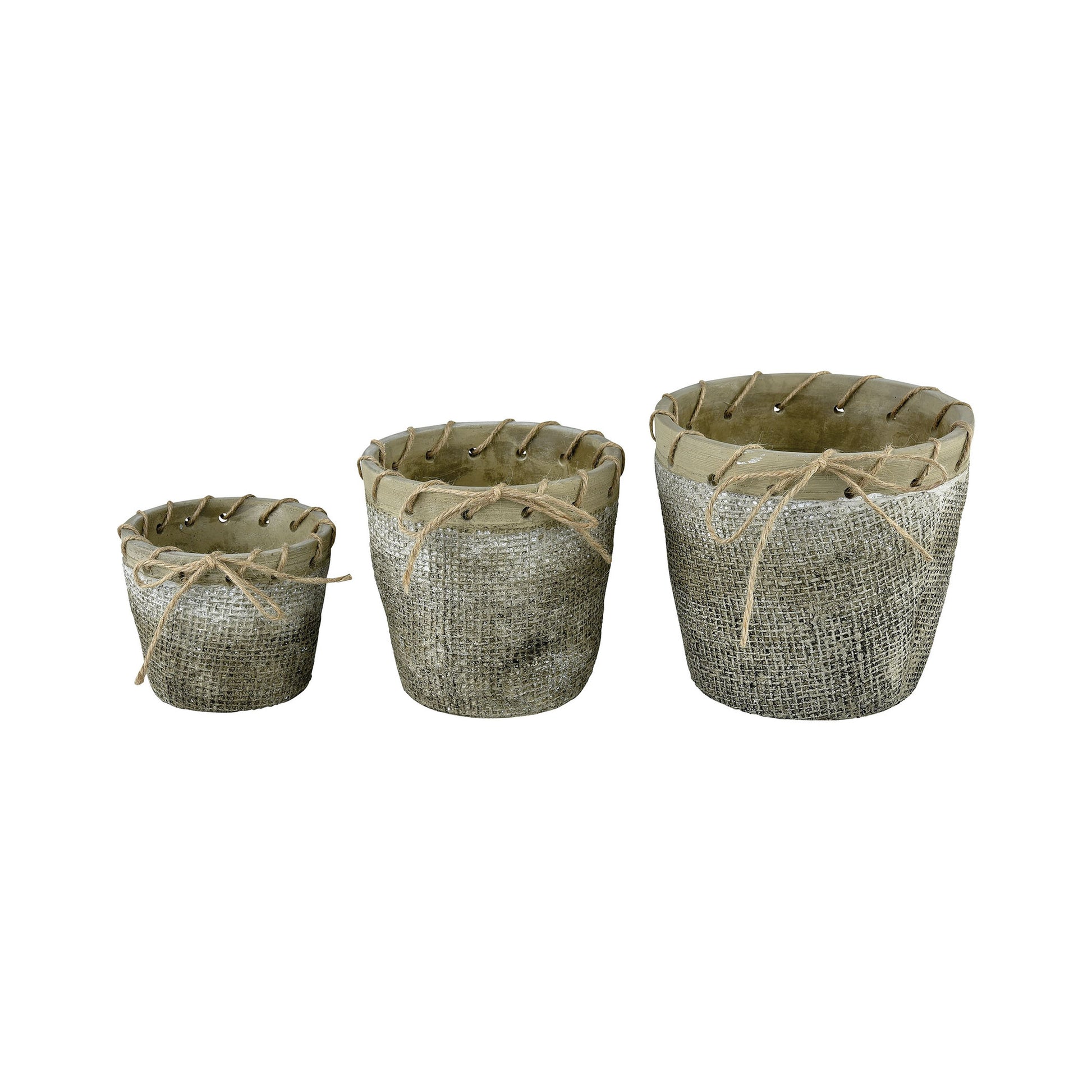 ELK STUDIO 951794 Stonebriar Set of 3 Planters