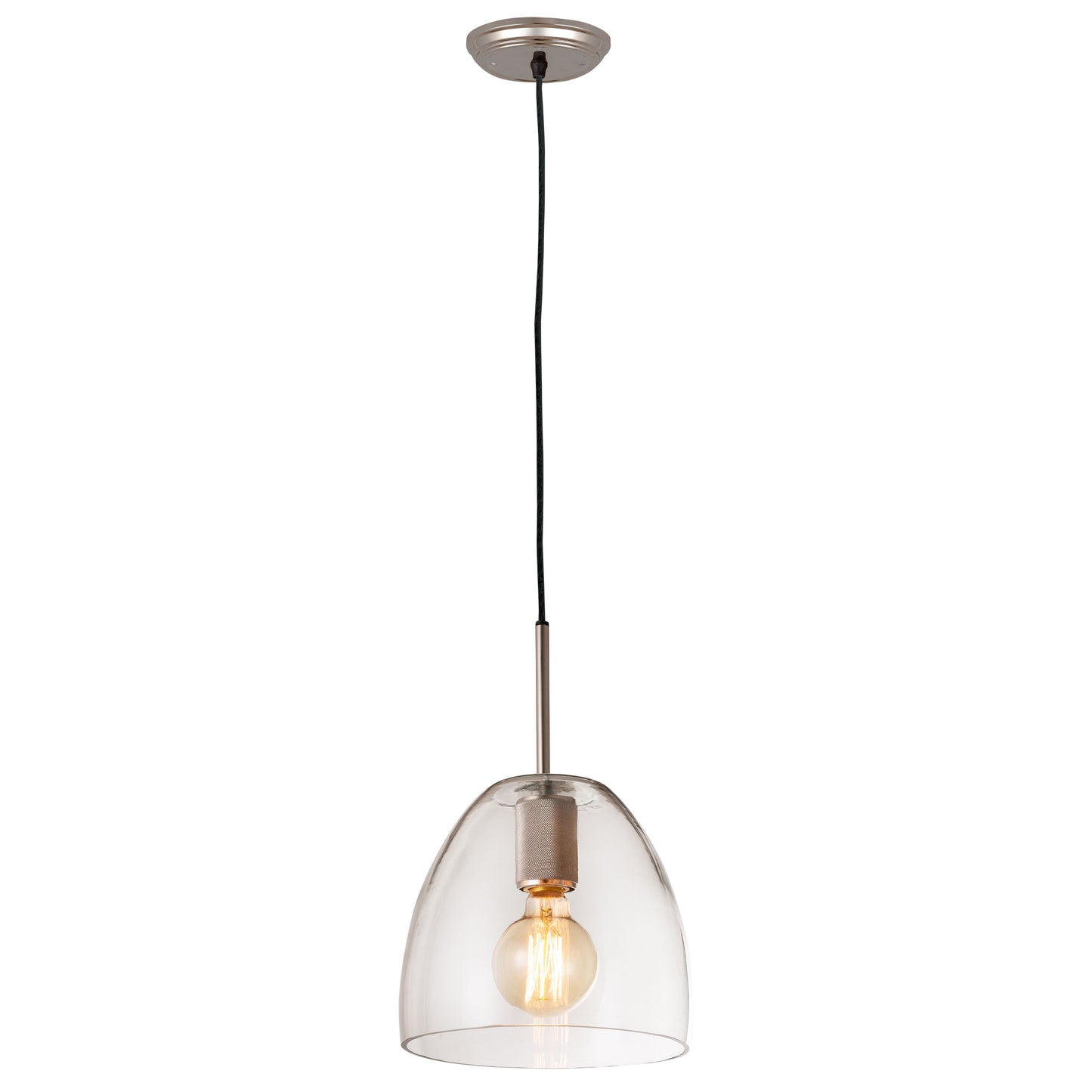 ELK SHOWROOM 96113/1 Netta 10'' Wide 1-Light Mini Pendant - Satin Nickel