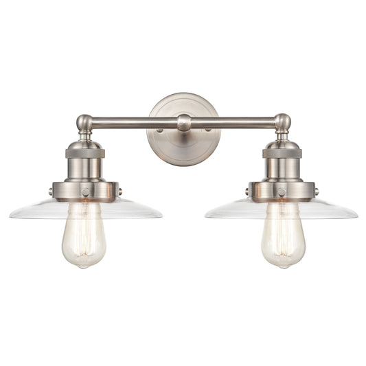 ELK SHOWROOM 96151/2 English Pub 18'' Wide 2-Light Vanity Light - Satin Nickel