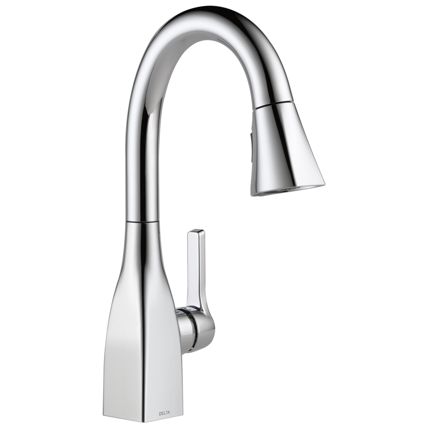 DELTA 9983-DST Chrome Mateo Single Handle Pull-Down Bar / Prep Faucet